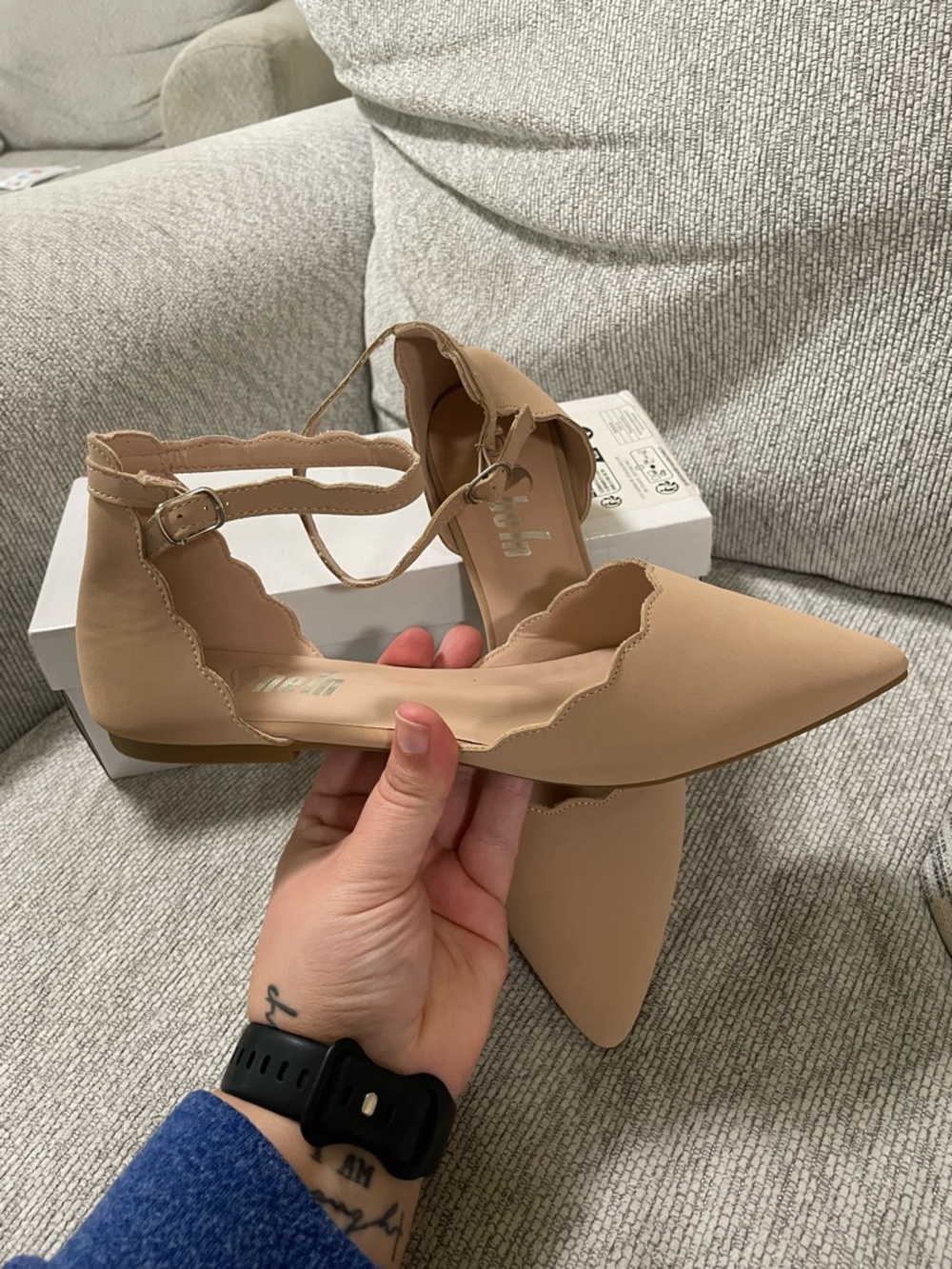 ✨Women’s SHEIN Dress Flats Shoes Size 8.5 - Picture 2 of 5